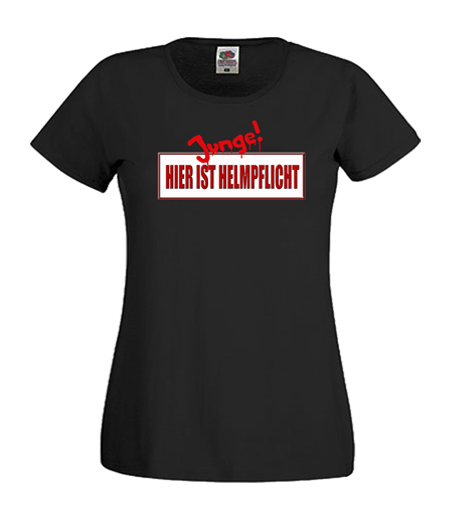 Helmpflicht - Damen - T-Shirt