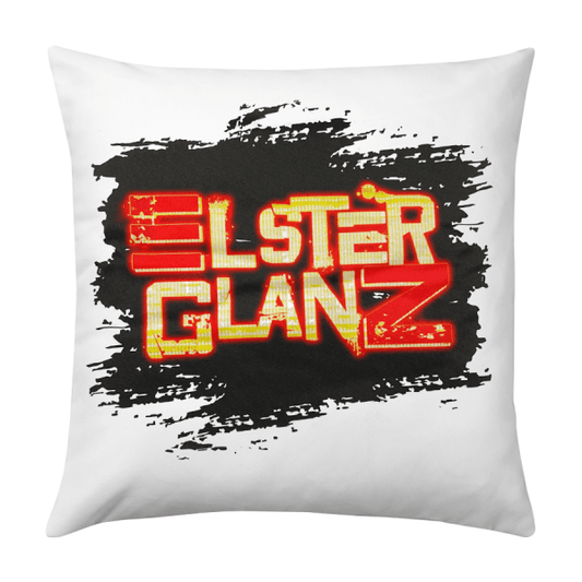 Elsterglanz Kissen Schwarz